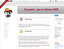 Tablet Screenshot of clansuite.com