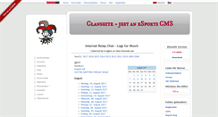 Desktop Screenshot of irclogs.clansuite.com